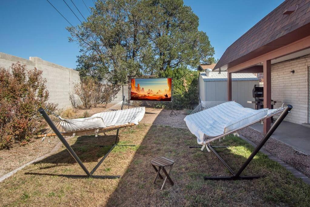 Chic 5Br Boho Retreat W- Games & Outdoor Movies! Βίλα Αλμπουκέρκι Εξωτερικό φωτογραφία